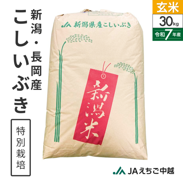 令和６年産新潟県長岡市産こしいぶき精米30キロ d154a61eae0a721e44c3854aabd1b0